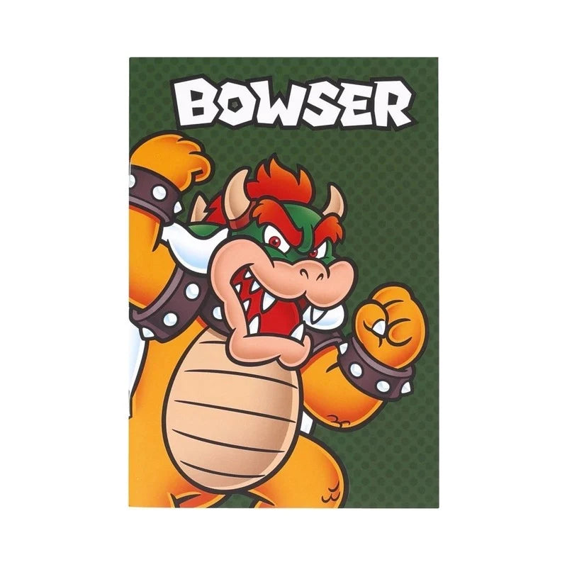 Super Mario 2 Pcs Exercise Books Mario & Bowser A5 Size