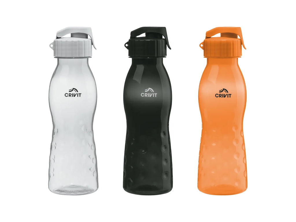 CRIVIT SPORTS BOTTLE 670 ML with closing lid (choose color)