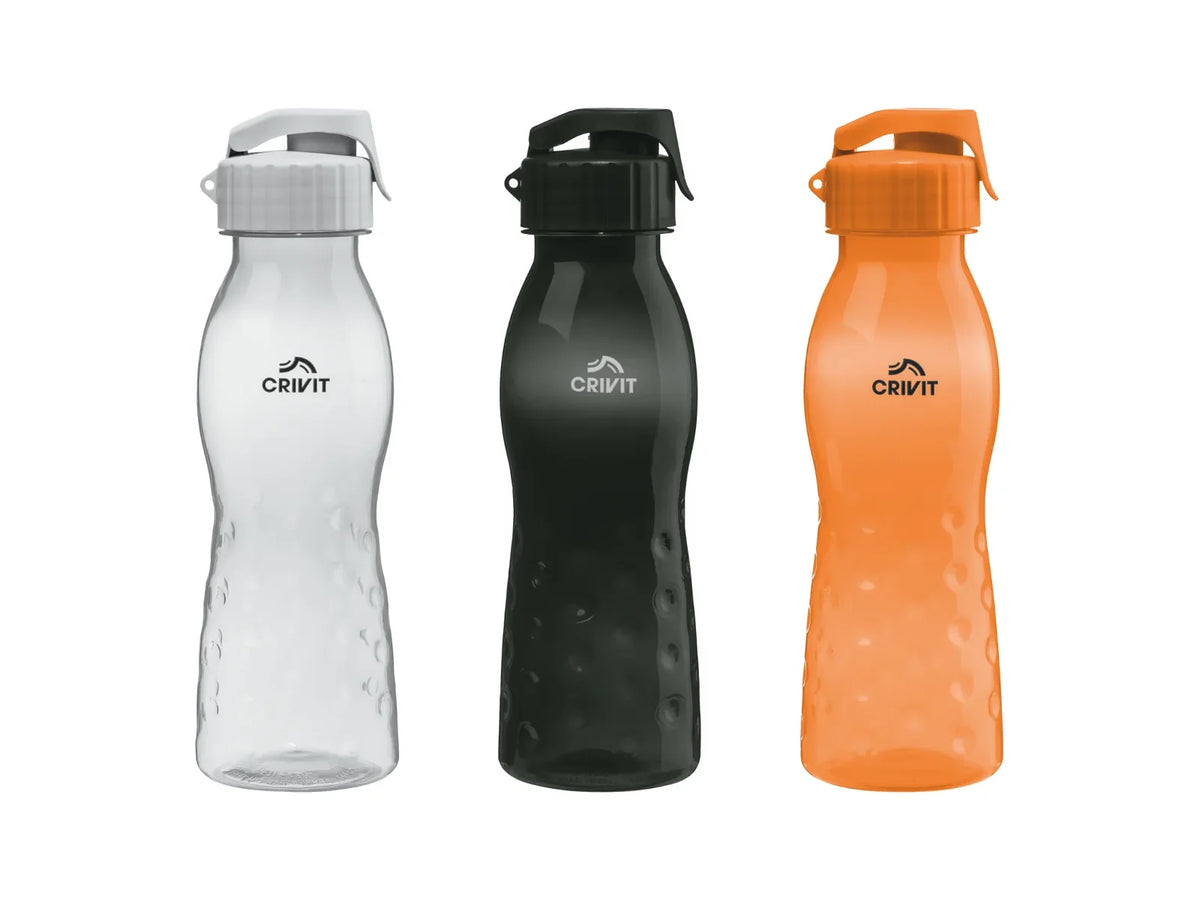 CRIVIT SPORTS BOTTLE 670 ML with closing lid (choose color)
