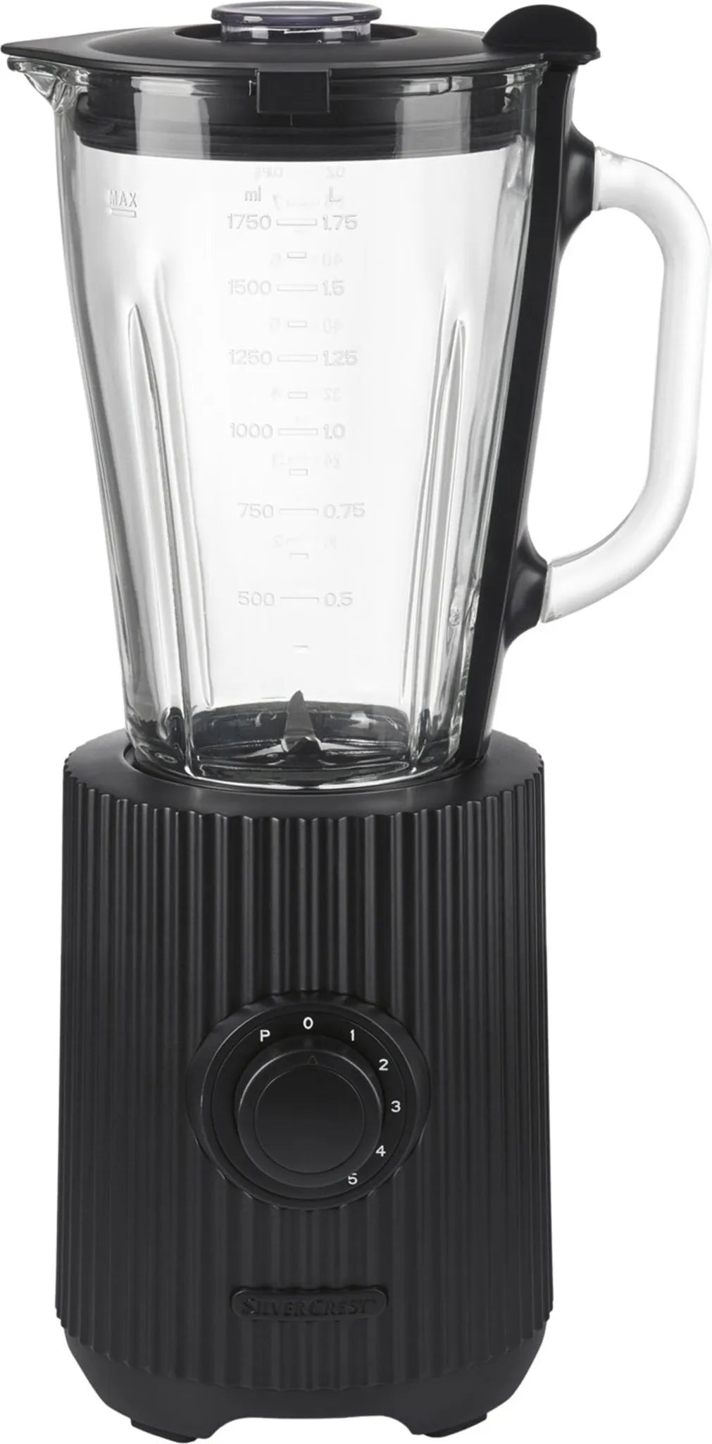 SILVERCREST Stand Glass Mixer Blender Smoothie 600 W 1.75 L - BLACK