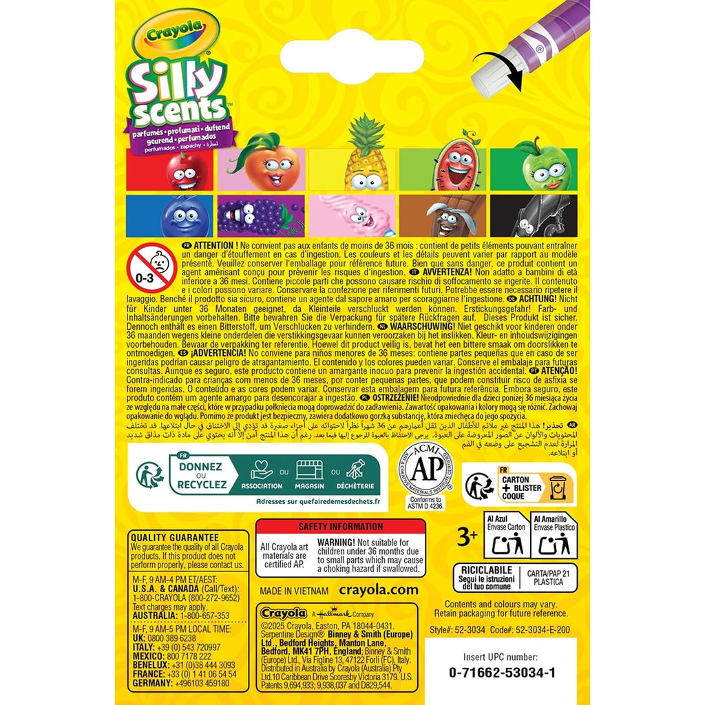 Crayola 10 Pack Silly Scents Twistables Crayons