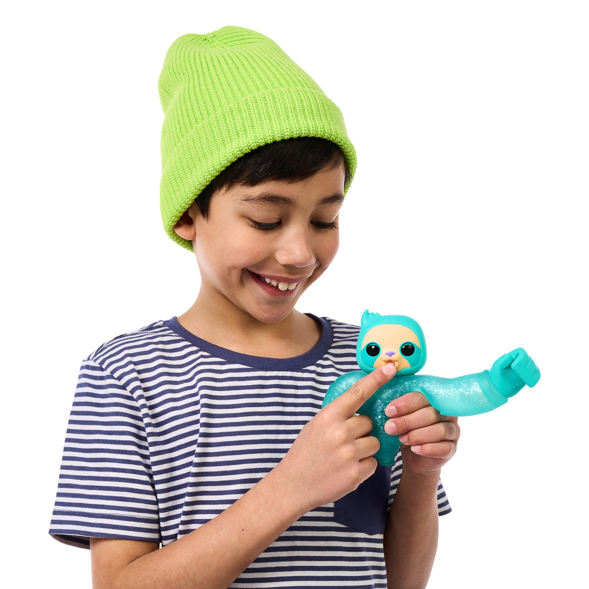 Little Live Pets Zoogooz Sloth, Interactive Electronic Stretchy Toy, 70+ Sounds & Reactions