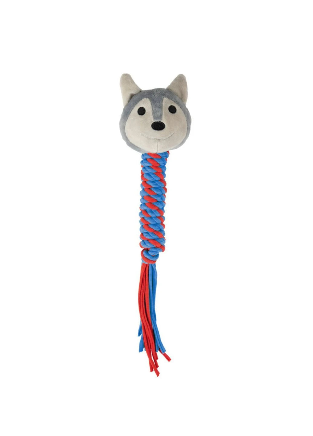 Zoofari rope toy with squeaker for dogs, durable plush, 30x10cm