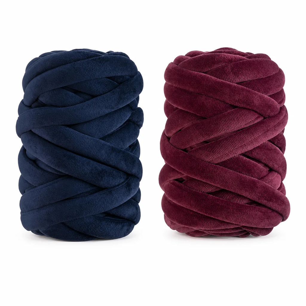CRELANDO® Hand Knitting Yarn Velvet - CHOOSE COLOR
