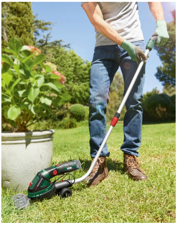 Parkside 2-in-1 cordless grass and shrub shears