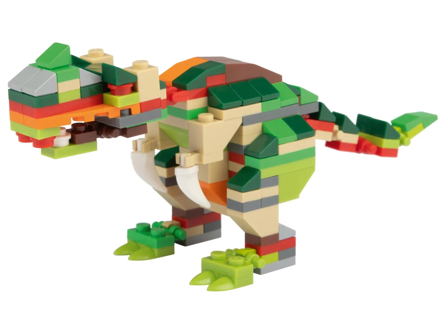 PLAYTIVE® Clippysaurier in egg, 250 pieces