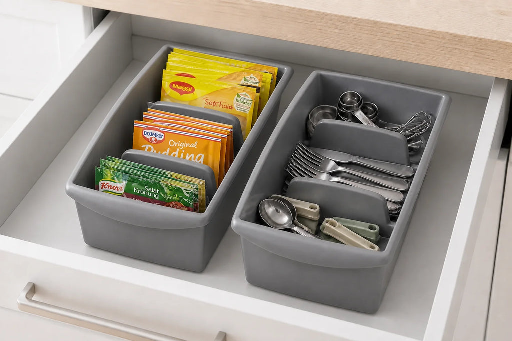 DOMOTI CONTAINER FOR DRAWERS AND CABINETS 2 pieces (25 × 17 × 13 cm)