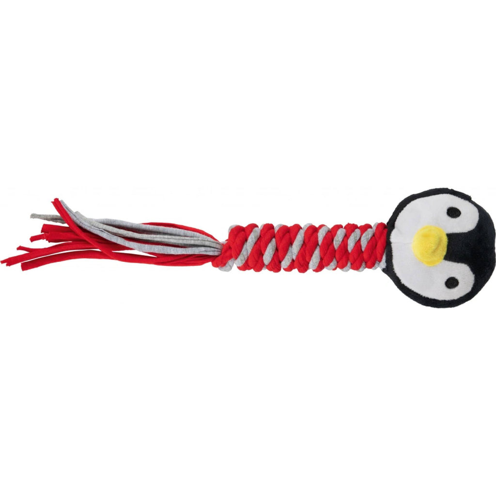 Zoofari Penguin Teether Tug Toy for Dogs with squeeker