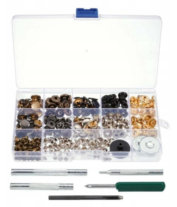 Parkside 358-piece snap and eyelet punching or setting kit