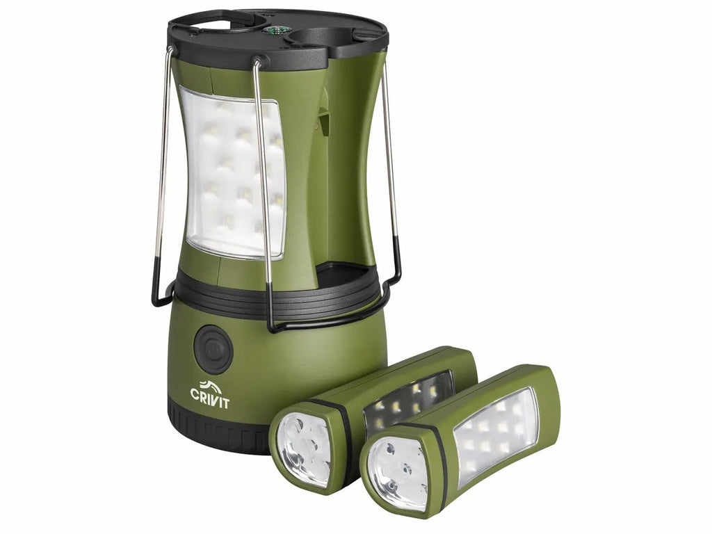 CRIVIT 2-in-1 Camping Lamp (Green)