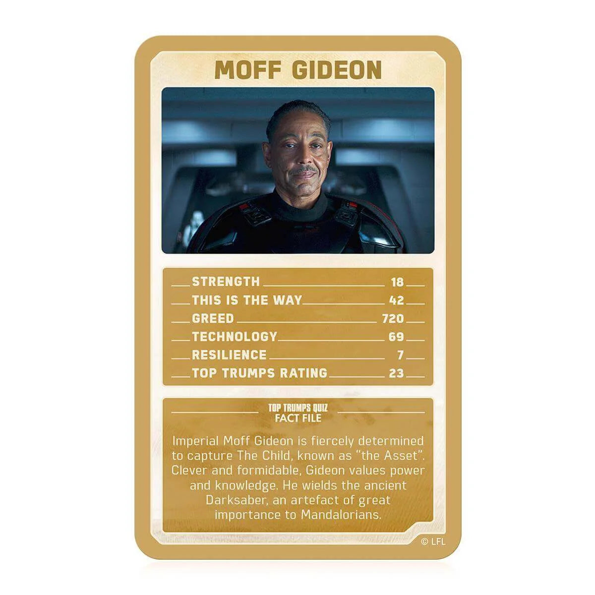 Star Wars : The Mandalorian Top Trumps Card Game (limited edition)