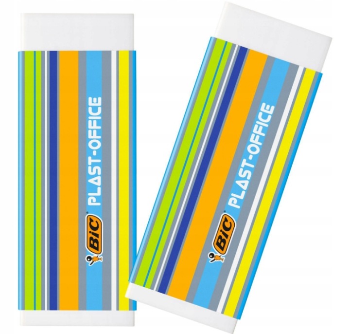 BIC SCHOOL/OFFICE ERASER (set of 2)