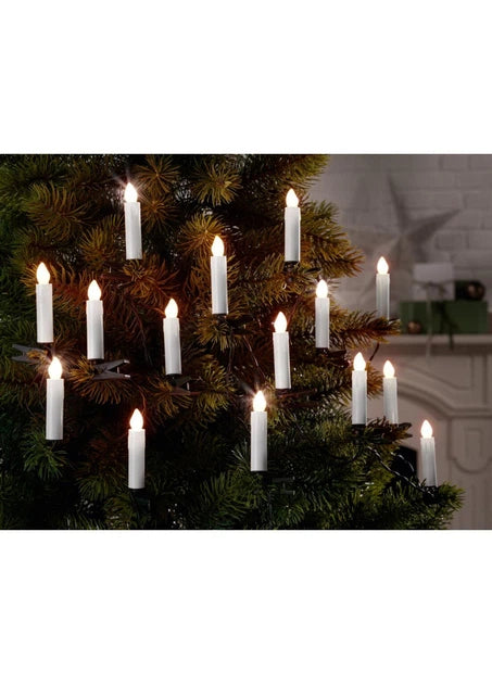 Livarno Home LED Candle String Lights – 20 Warm White LEDs