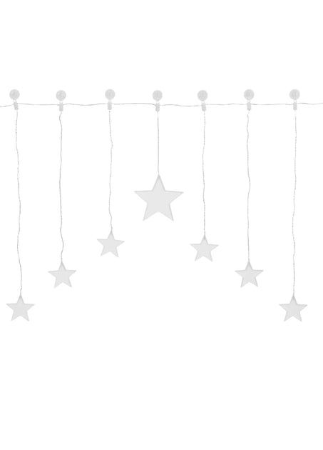Livarno Home Nine Pointed Stars LED Curtain Lights