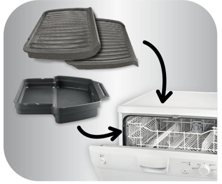 TEFAL GC712816 OptiGrill 2000W Electric Grill Black