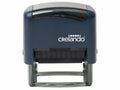 CRELANDO® Customizable office and address stamp - BLUE