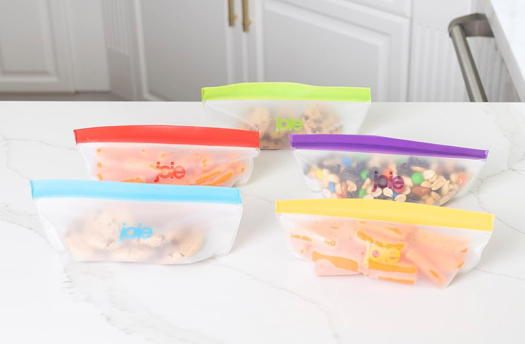 Joie Kitchen Reusable PEVA Clear Bags (Pack of 7) - 355ml