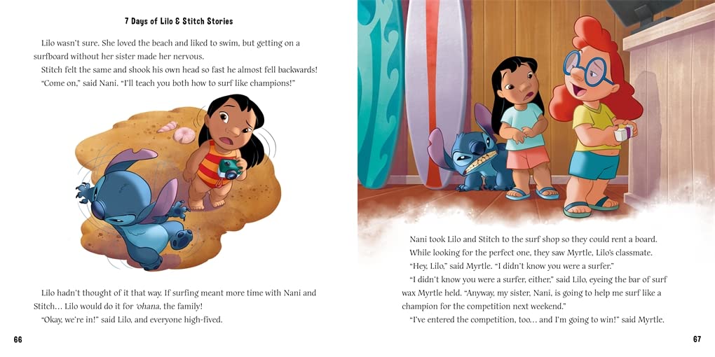 Disney Lilo & Stitch: 7 Days of Lilo & Stitch Stories (140 illustrated pages)