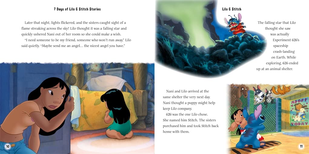 Disney Lilo & Stitch: 7 Days of Lilo & Stitch Stories (140 illustrated pages)