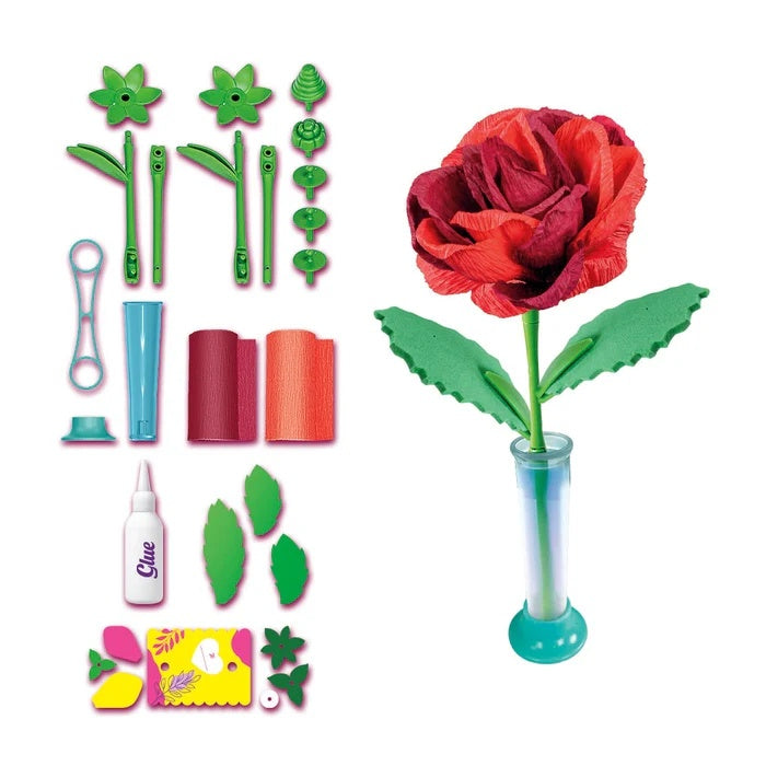 Clementoni - Idea Create Your Flower Kit - Rose