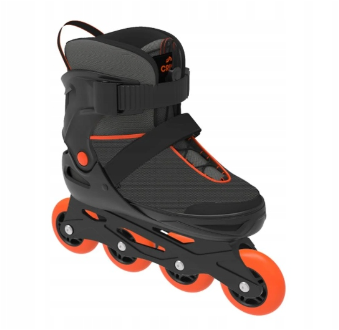 CRIVIT Children's roller skates black with orange size 37-41
