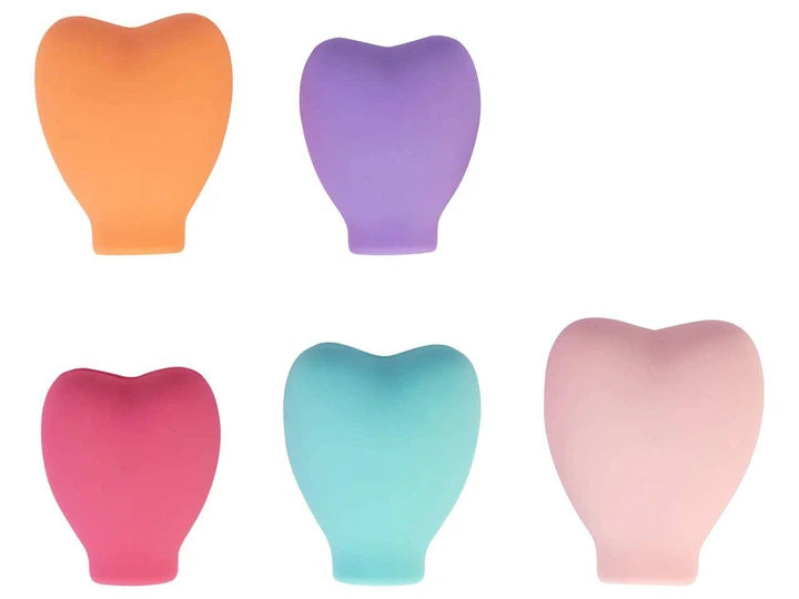 Cien Beauty Set of Protective Silicone Makeup Brush Caps (5 pcs.)