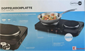 TWO-BURNER ELECTRIC STOVE SWITCH ON