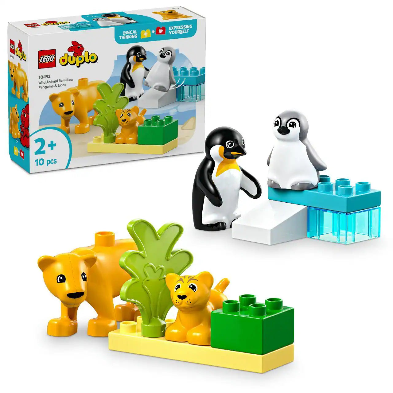 LEGO® Wild Animal Families: Penguins & Lions (10442-LEGO)