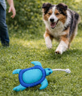ZOOFARI Dog Toy Turtle with Rope