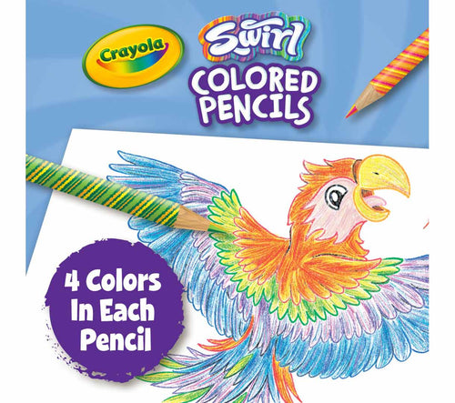 CRAYOLA Swirl Colored Pencils, 12 Count