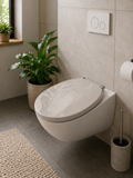 Livarno Home Universal Toilet Seat Grey Pattern