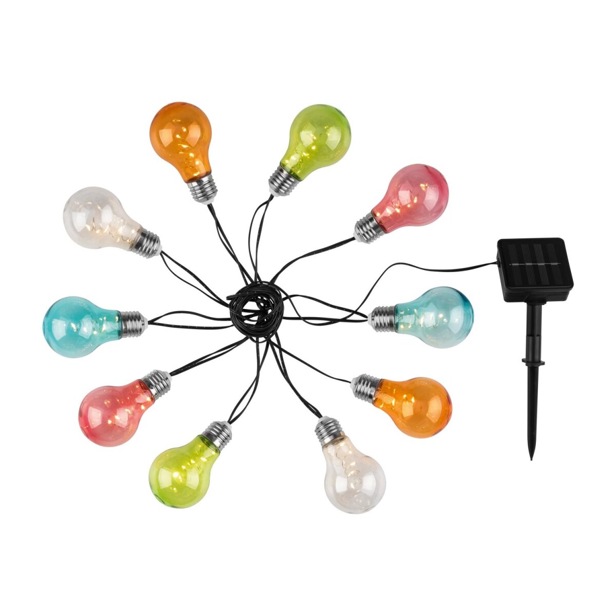 LIVARNO home solar string lights with 50 energy-saving LEDs (multicolored)