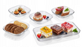LIVARNO home Set of glass bowls (serving plate, 5-piece set)