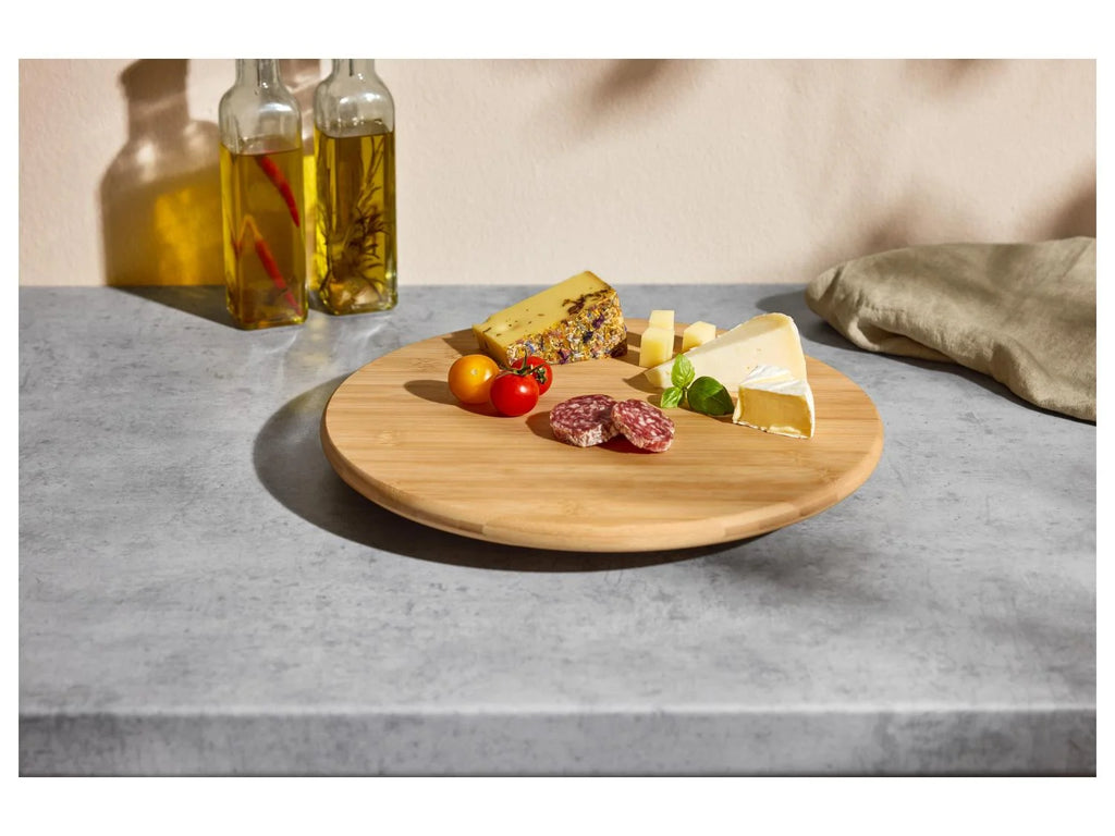 SILVERCREST® Bamboo rotating serving board (Lazy Susan)