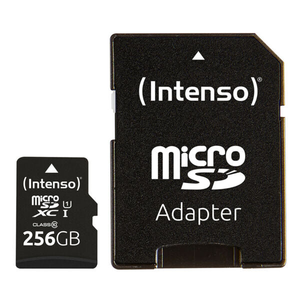 Intenso Premium Microsdxc Memory Card INCL. SD Adapter, Class 10 UHS-I, 128 GB, Black