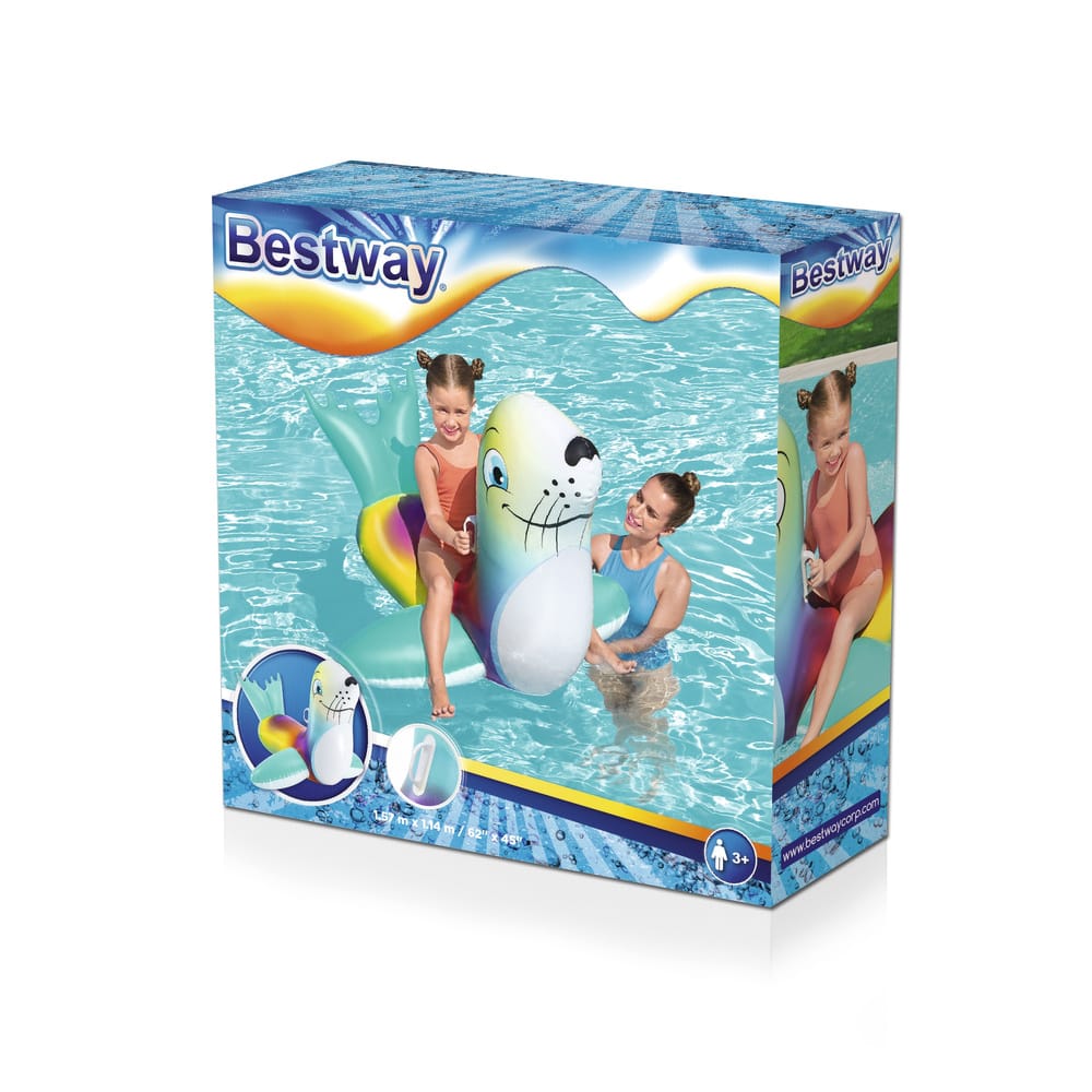 Bestway Inflatable Seal Ride-On Pool Float
