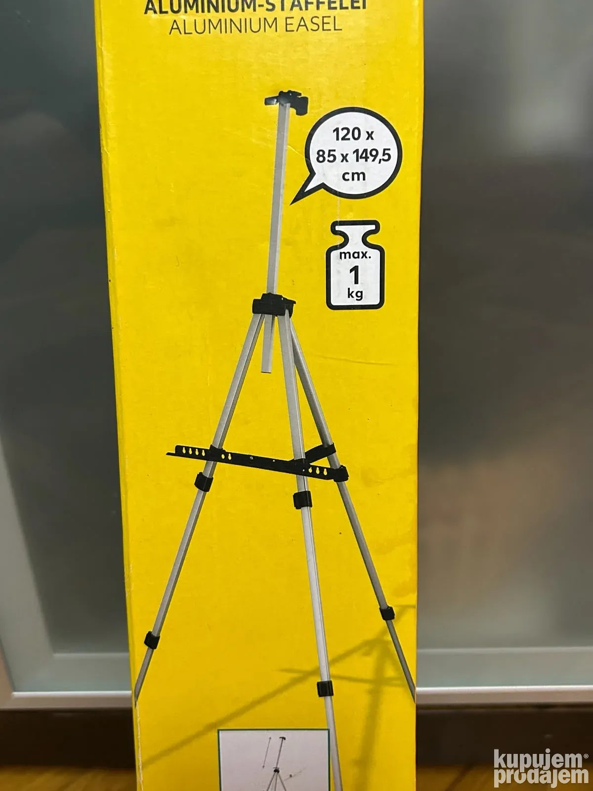 TALENTUS Aluminum Easel Tripod with case (120 x 85 x 149.5 cm)