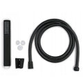 Livarno Home Black Shower Head and 170cm Hose Set