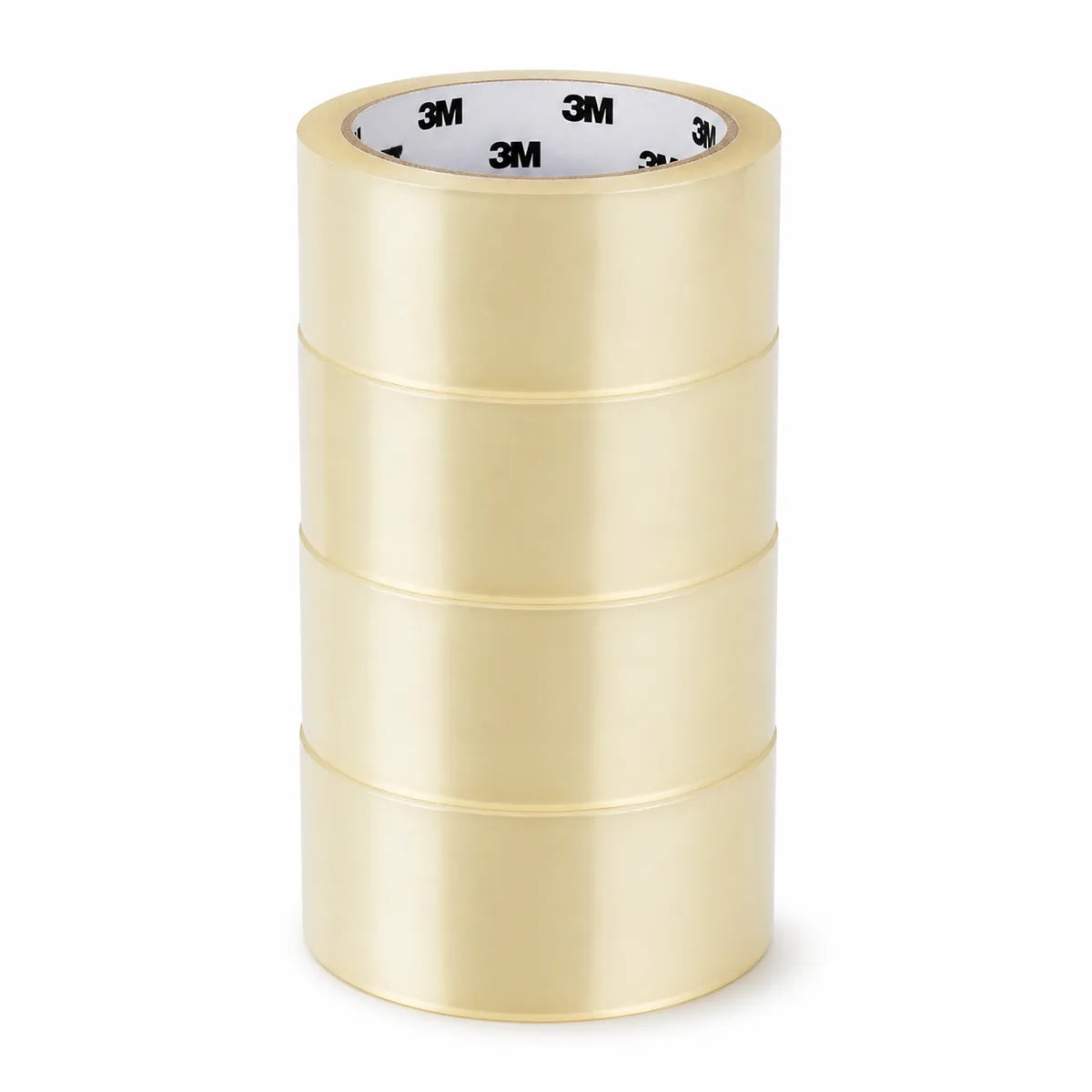 Genuine 3M Clear Packing Tape (Pack Of 4) 50mm×66m
