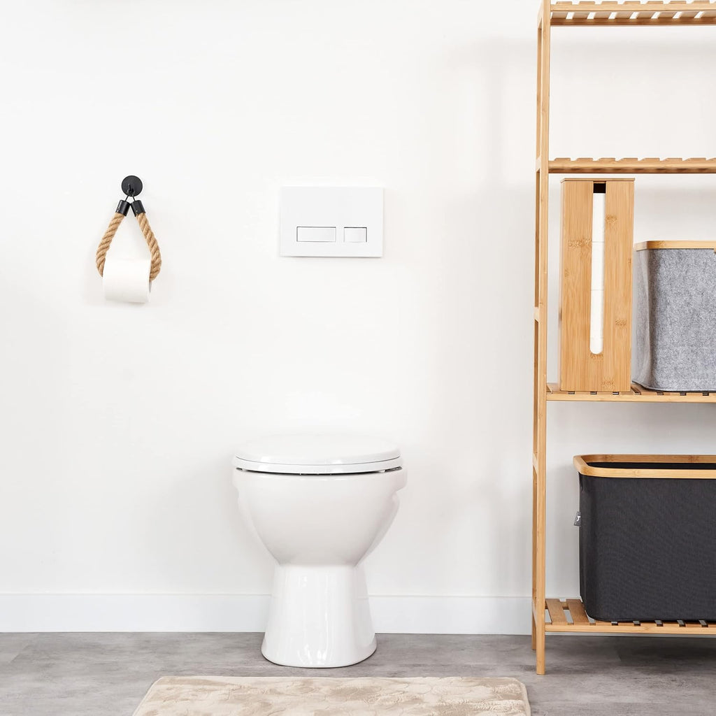 Hennez Bamboo Toilet Paper Storage