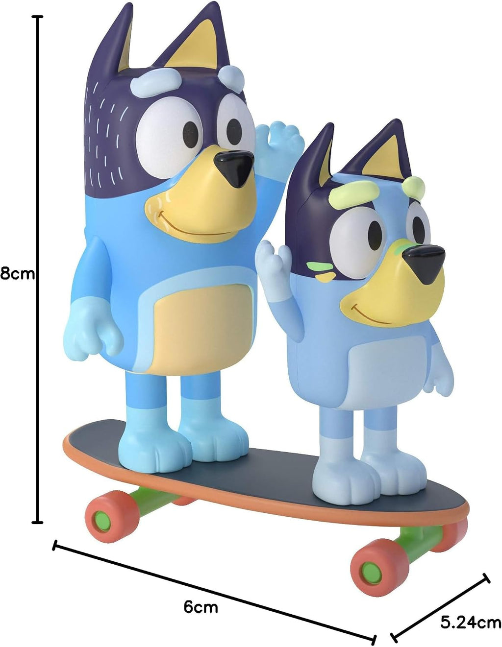 Skateboard - BLUEY & BANDIT, 2-piece set