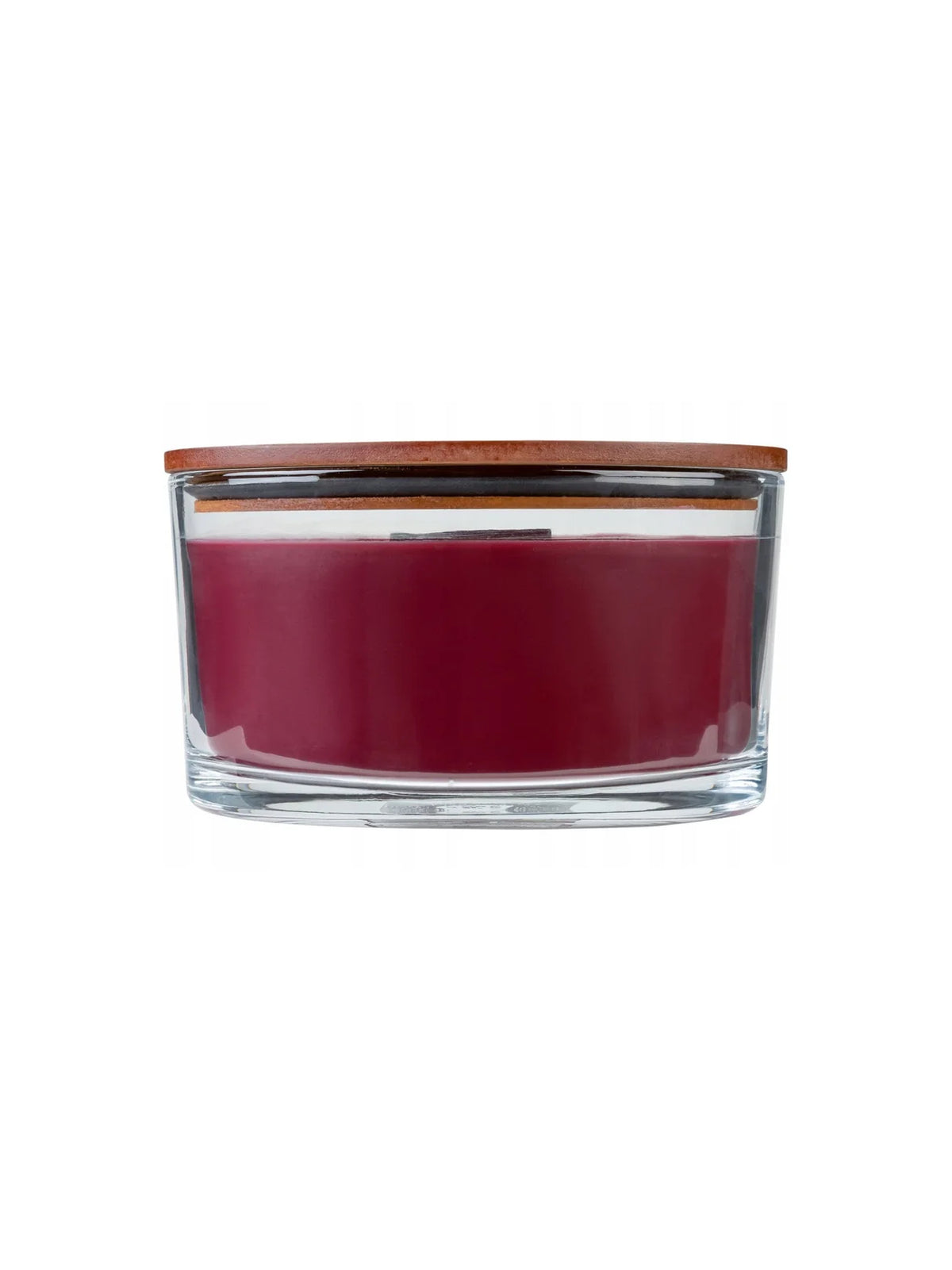 Livarno Forest Cranberry Scented Candle Wooden Wick 38h Premium in Glass Jar
