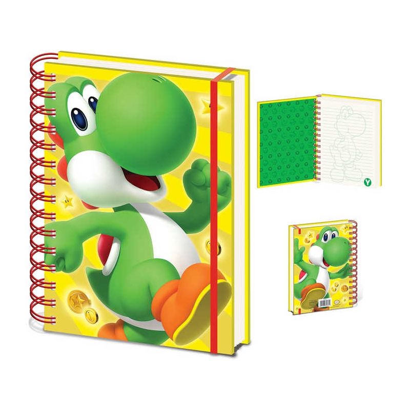 Super Mario: Yoshi - A5 Wiro Notebook - Officially Licensed Nintendo