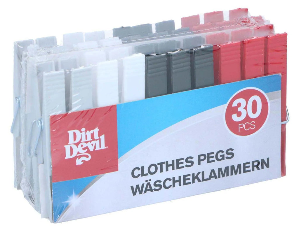 DIRT DEVIL Clothes Pegs 30 Pieces