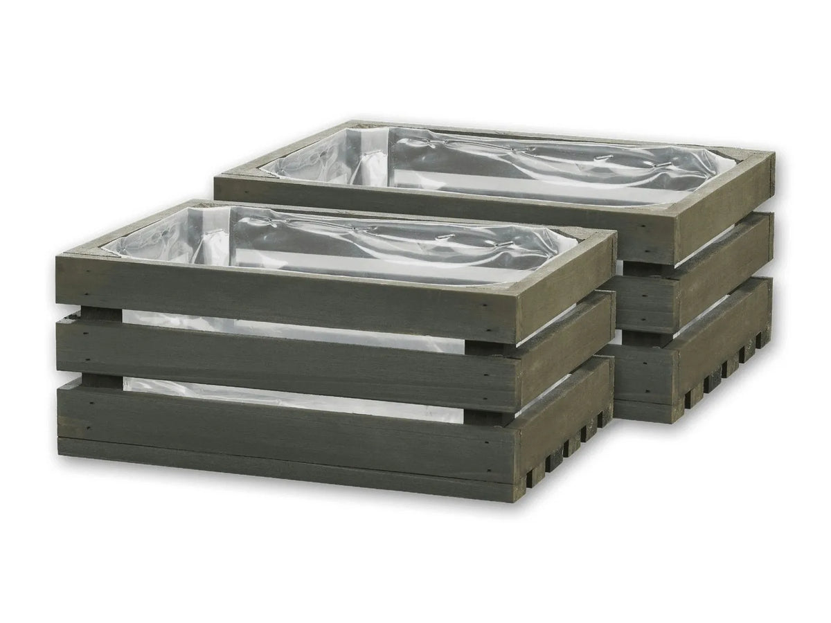 Parkside Wood Planter box - 17.5x12.5x7.5 cm