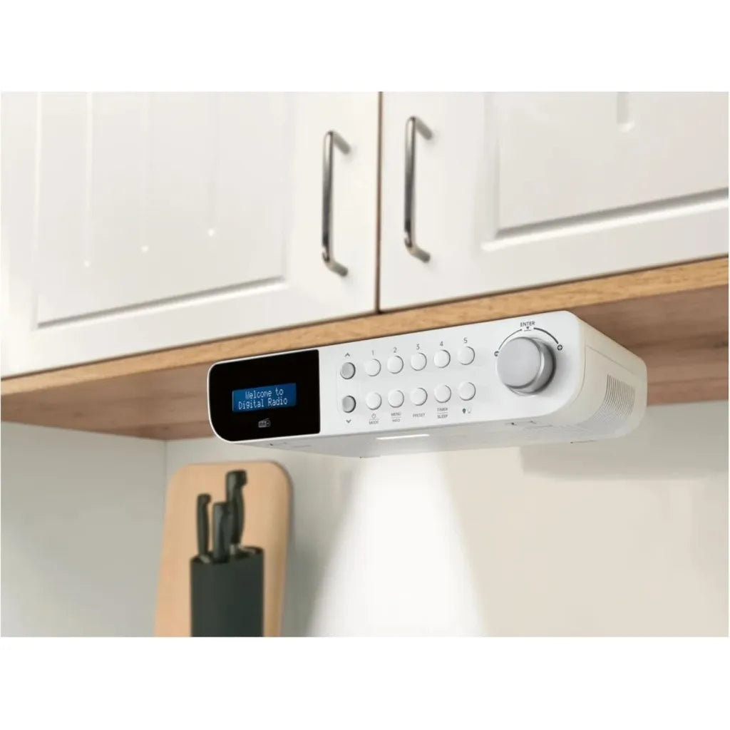 SWITCH ON DAB+Kitchen Radio - White