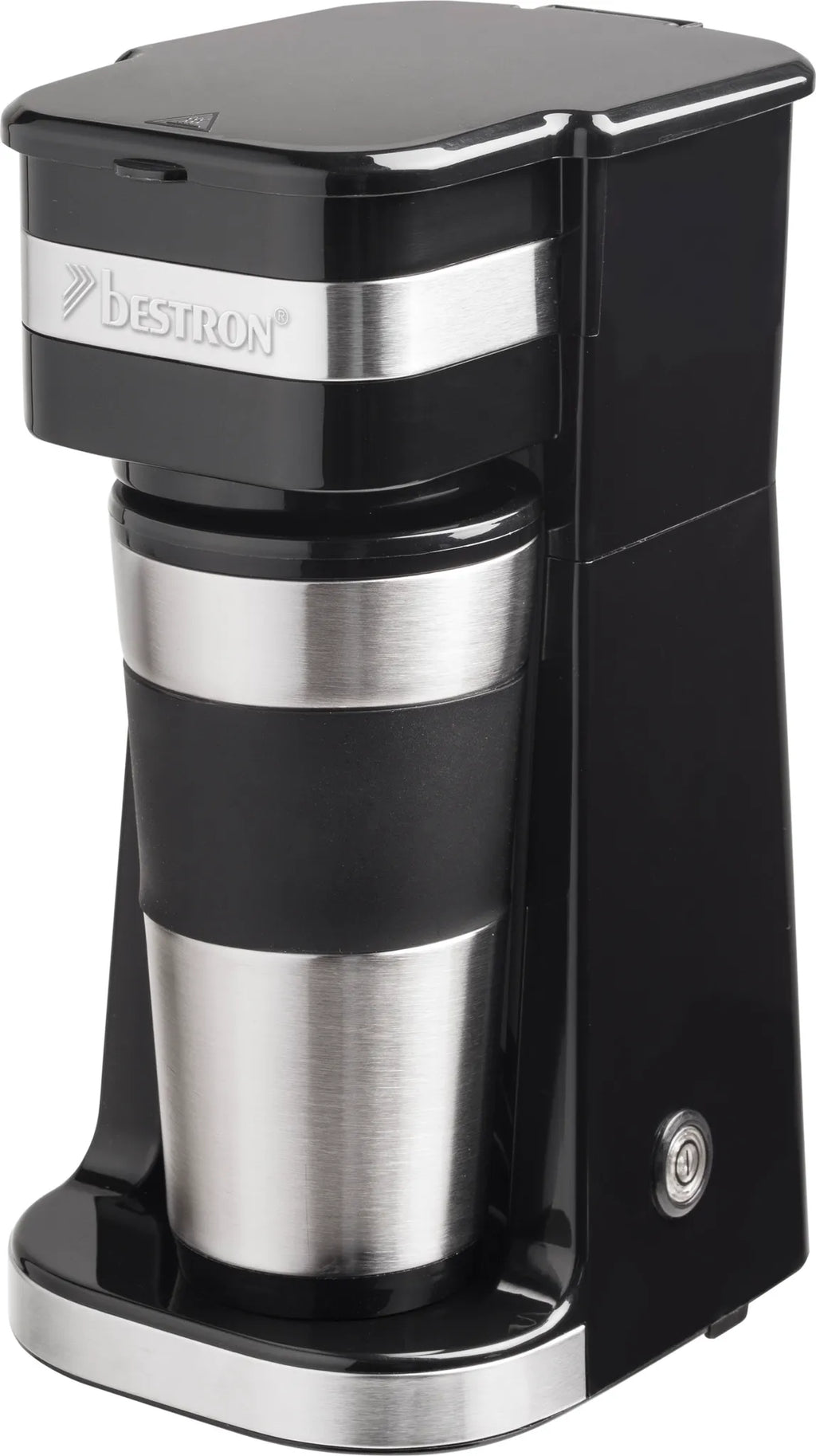 Bestron coffee machine with insulated mug, 750W, Black, 420ml