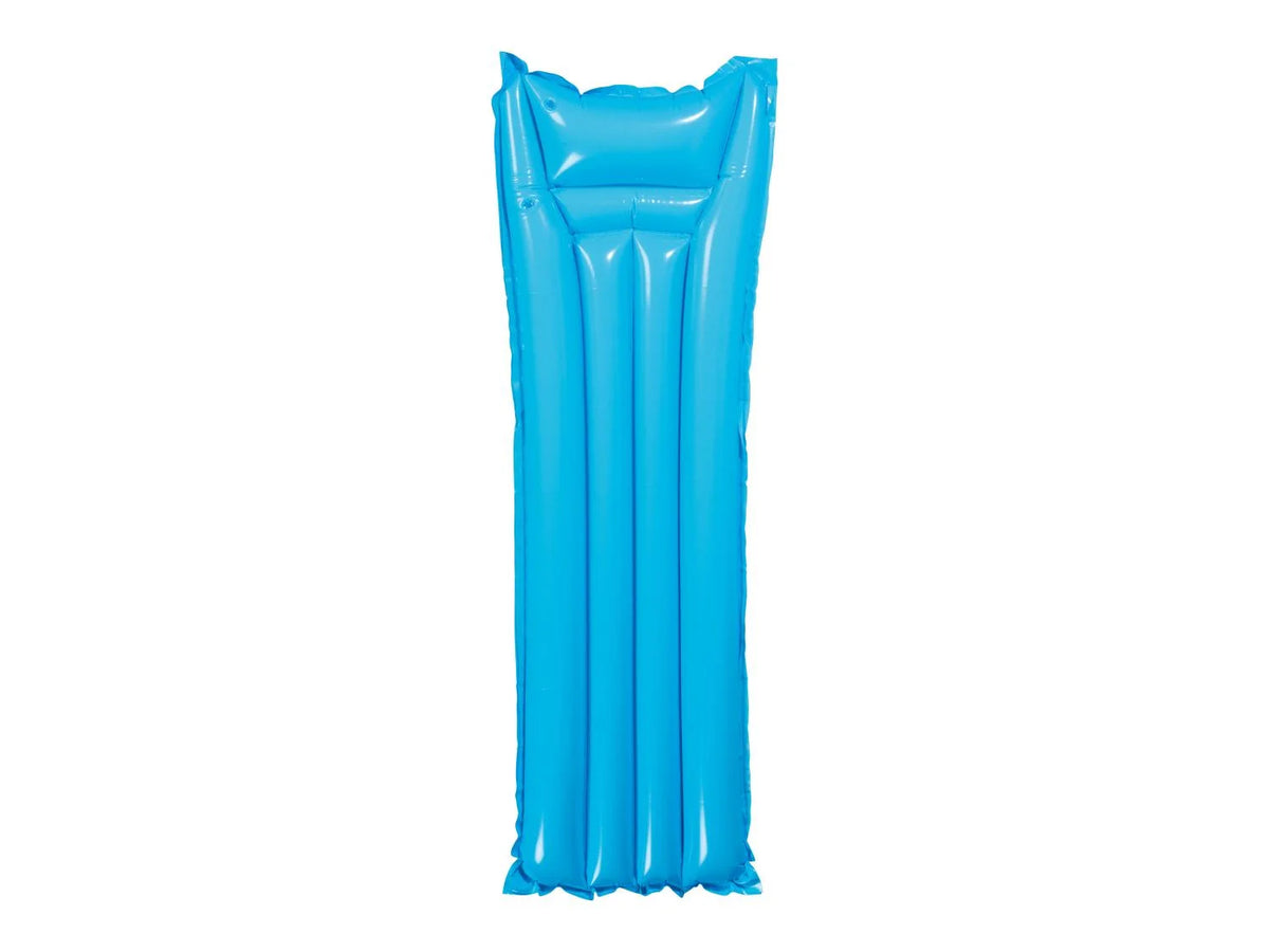 CRIVIT Inflatable water mattress for swimming and sunbathing, 174 x 59 cm, blue
