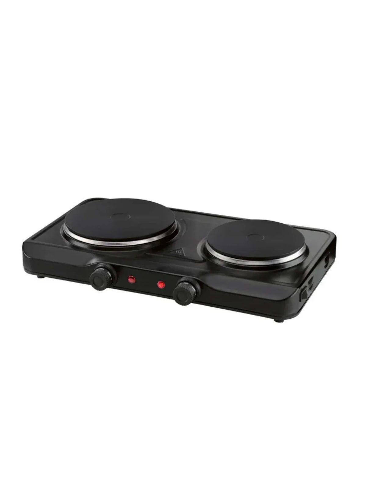 TWO-BURNER ELECTRIC STOVE SWITCH ON