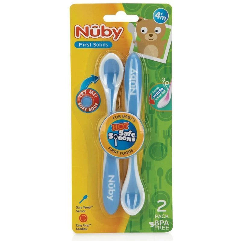 Nuby Baby Hot Safe Spoons 2 Pack